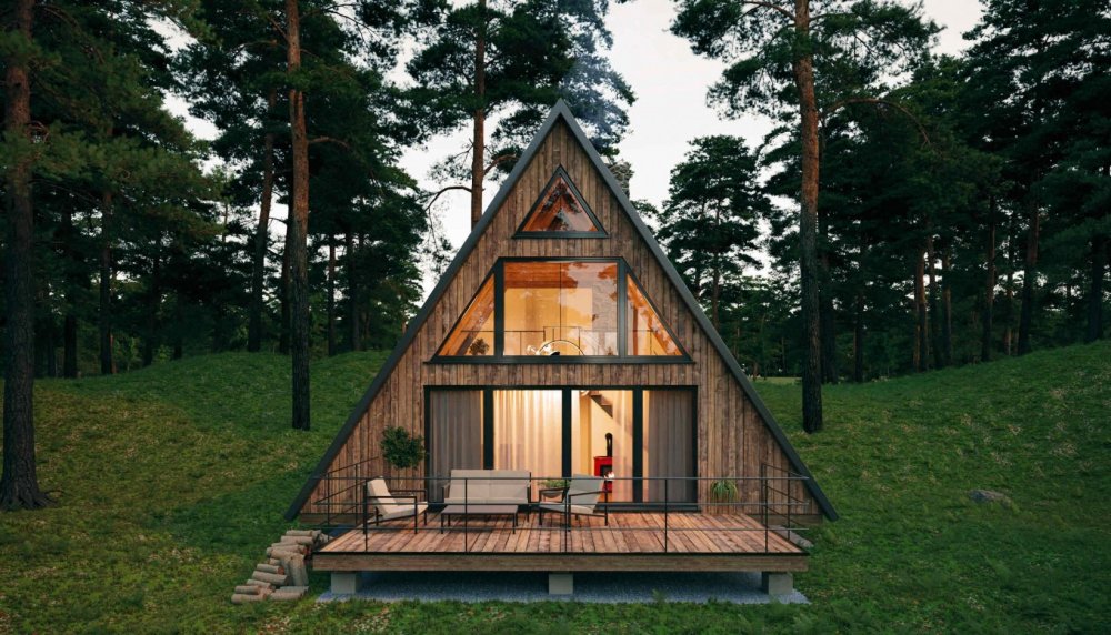 A-shaped cottage ZORA